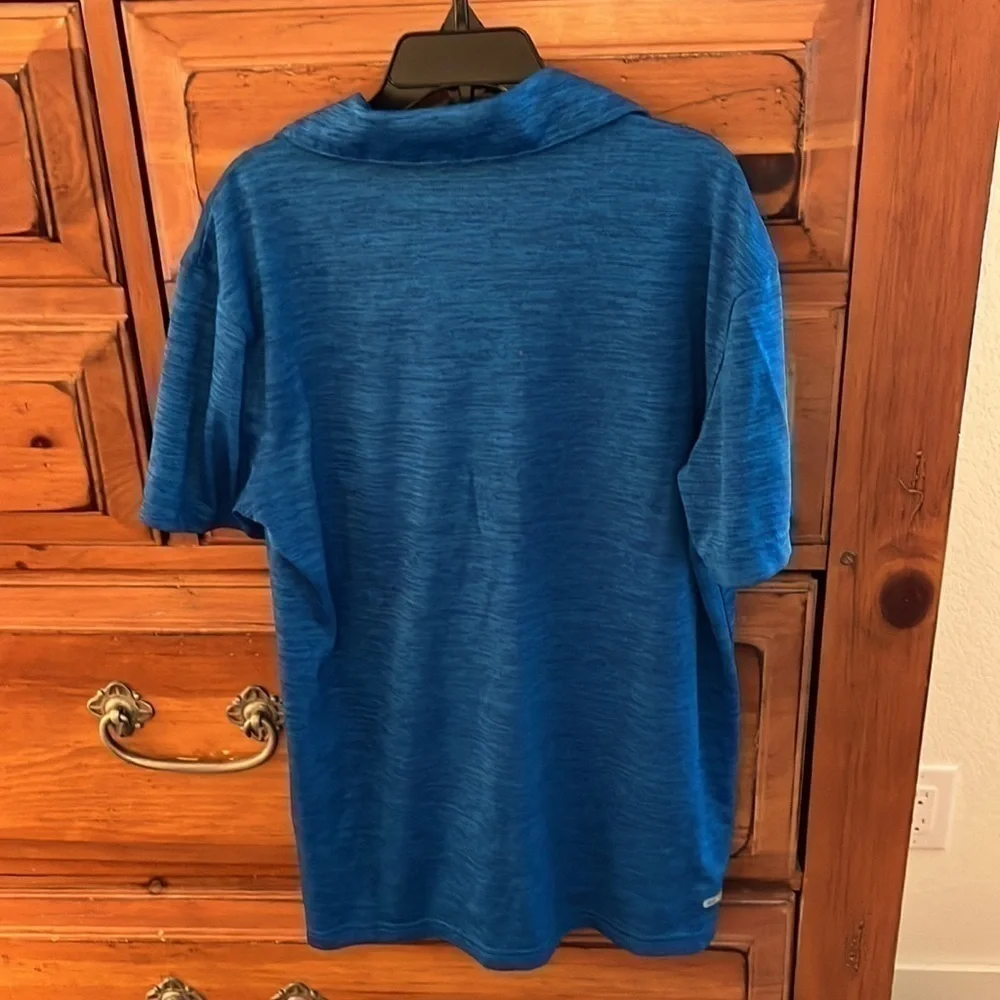 Old Navy Active Boy’s blue polo shirt size 8 EUC
